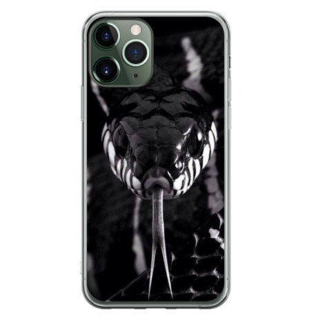 Husa personalizata tip carcasa HQPrint pentru Apple iPhone 12 Pro, model Snake, multicolor, S1D1M0378