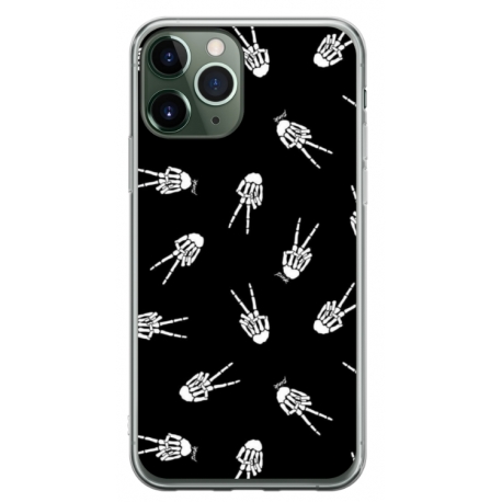 Husa personalizata tip carcasa HQPrint pentru Apple iPhone 12 Pro, model OK Skelly, multicolor, S1D1M0388