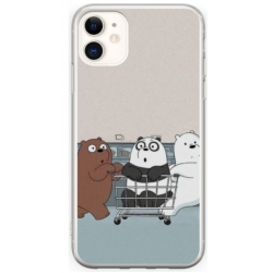 Husa personalizata tip carcasa HQPrint pentru Apple iPhone 12, model Bears 1, multicolor, S1D1M0003