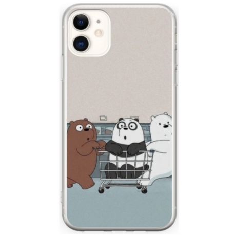 Husa personalizata tip carcasa HQPrint pentru Apple iPhone 12, model Bears 1, multicolor, S1D1M0003