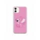 Husa personalizata tip carcasa HQPrint pentru Apple iPhone 12, model Pink Stitch, multicolor, S1D1M0005