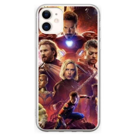 Husa personalizata tip carcasa HQPrint pentru Apple iPhone 12, model Avengers Inifinity War, multicolor, S1D1M0010
