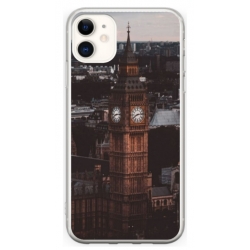 Husa personalizata tip carcasa HQPrint pentru Apple iPhone 12, model Big Ben 2, multicolor, S1D1M0014