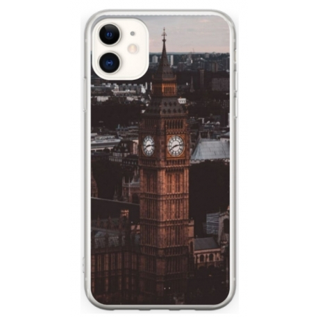 Husa personalizata tip carcasa HQPrint pentru Apple iPhone 12, model Big Ben 2, multicolor, S1D1M0014