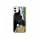 Husa personalizata tip carcasa HQPrint pentru Apple iPhone 12, model Black Horse, multicolor, S1D1M0019