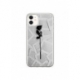Husa personalizata tip carcasa HQPrint pentru Apple iPhone 12, model Black Rose, multicolor, S1D1M0021