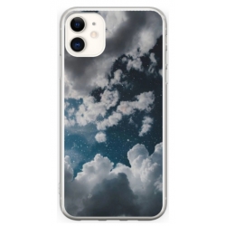 Husa personalizata tip carcasa HQPrint pentru Apple iPhone 12, model Blue Sky, multicolor, S1D1M0023