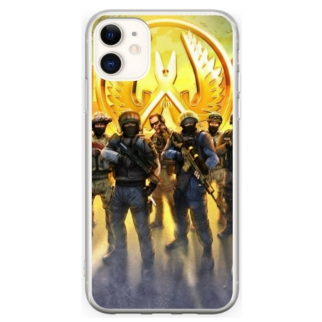 Husa personalizata tip carcasa HQPrint pentru Apple iPhone 12, model Counter Strike, multicolor, S1D1M0062