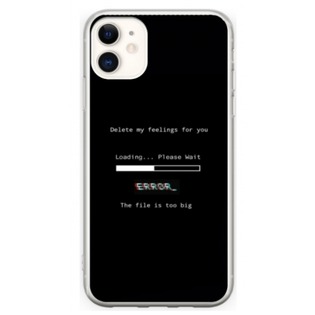 Husa personalizata tip carcasa HQPrint pentru Apple iPhone 12, model Delete Feelings, multicolor, S1D1M0069
