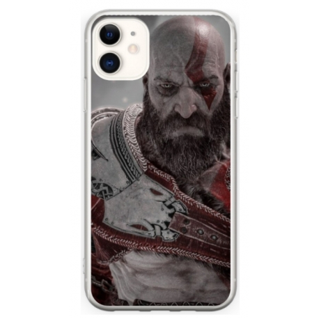 Husa personalizata tip carcasa HQPrint pentru Apple iPhone 12, model God of War 2, multicolor, S1D1M0081