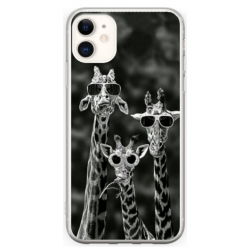 Husa personalizata tip carcasa HQPrint pentru Apple iPhone 12, model Zebra 1, multicolor, S1D1M0086