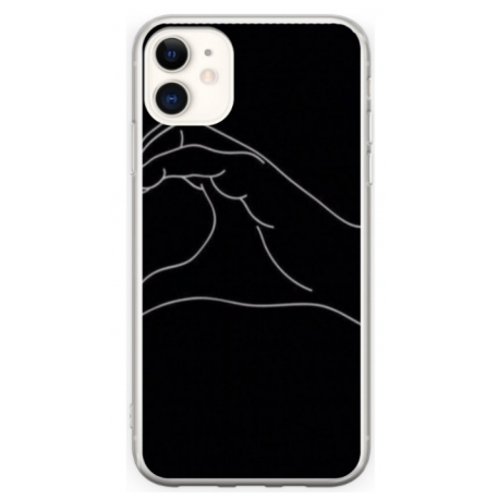 Husa personalizata tip carcasa HQPrint pentru Apple iPhone 12, model Foreverand Always 2, multicolor, S1D1M0095
