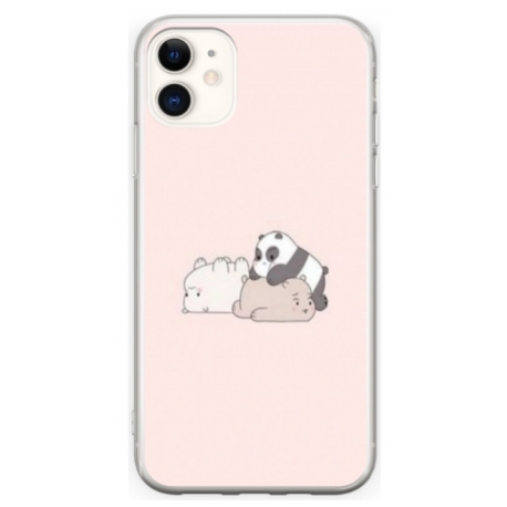 Husa personalizata tip carcasa HQPrint pentru Apple iPhone 12, model Bears 3, multicolor, S1D1M0115