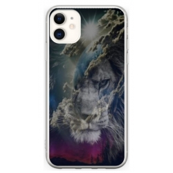 Husa personalizata tip carcasa HQPrint pentru Apple iPhone 12, model Lion 4, multicolor, S1D1M0120