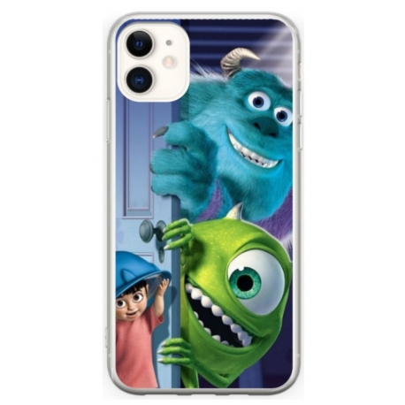 Husa personalizata tip carcasa HQPrint pentru Apple iPhone 12, model Monster INC, multicolor, S1D1M0127