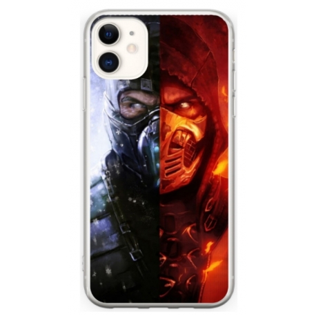 Husa personalizata tip carcasa HQPrint pentru Apple iPhone 12, model Mortal Kombat, multicolor, S1D1M0130