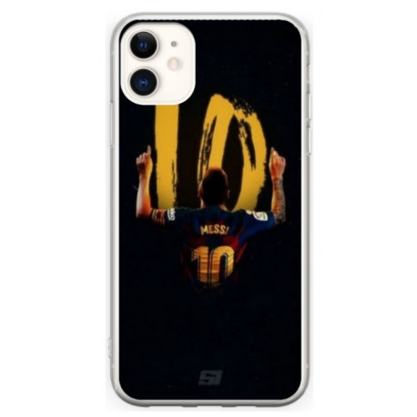 Husa personalizata tip carcasa HQPrint pentru Apple iPhone 12, model Messi 2, multicolor, S1D1M0134