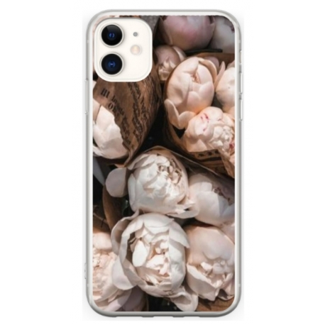 Husa personalizata tip carcasa HQPrint pentru Apple iPhone 12, model Flowers 6, multicolor, S1D1M0139