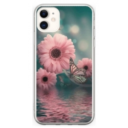 Husa personalizata tip carcasa HQPrint pentru Apple iPhone 12, model Flowers 7, multicolor, S1D1M0140