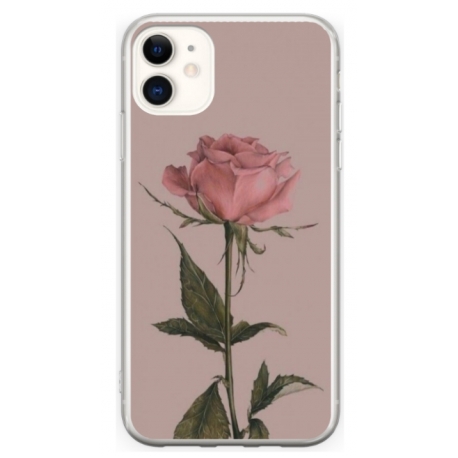 Husa personalizata tip carcasa HQPrint pentru Apple iPhone 12, model Flowers 8, multicolor, S1D1M0141