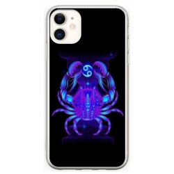 Husa personalizata tip carcasa HQPrint pentru Apple iPhone 12, model Cancer, multicolor, S1D1M0147