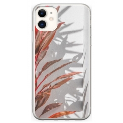 Husa personalizata tip carcasa HQPrint pentru Apple iPhone 12, model Leaf Design 4, multicolor, S1D1M0155