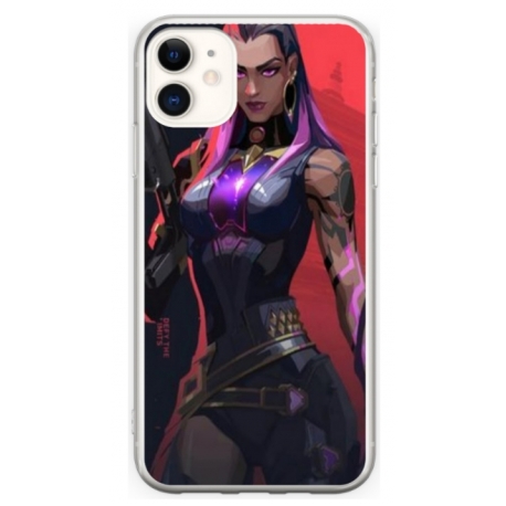 Husa personalizata tip carcasa HQPrint pentru Apple iPhone 12, model Valorant, multicolor, S1D1M0157