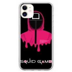 Husa personalizata tip carcasa HQPrint pentru Apple iPhone 12, model Squid Game 7, multicolor, S1D1M0179