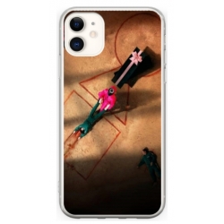 Husa personalizata tip carcasa HQPrint pentru Apple iPhone 12, model Squid Game 12, multicolor, S1D1M0184