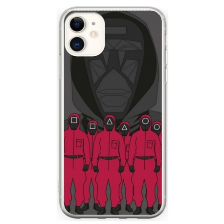 Husa personalizata tip carcasa HQPrint pentru Apple iPhone 12, model Squid Game 15, multicolor, S1D1M0187