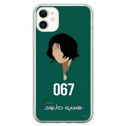 Husa personalizata tip carcasa HQPrint pentru Apple iPhone 12, model Squid Game 16, multicolor, S1D1M0188