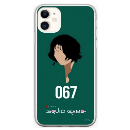Husa personalizata tip carcasa HQPrint pentru Apple iPhone 12, model Squid Game 16, multicolor, S1D1M0188