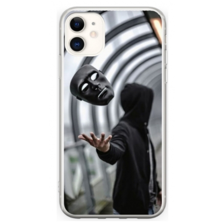 Husa personalizata tip carcasa HQPrint pentru Apple iPhone 12, model Mask, multicolor, S1D1M0199
