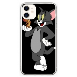 Husa personalizata tip carcasa HQPrint pentru Apple iPhone 12, model Tom and Jerry 2, multicolor, S1D1M0204