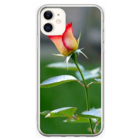 Husa personalizata tip carcasa HQPrint pentru Apple iPhone 12, model Flowers 13, multicolor, S1D1M0206