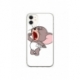 Husa personalizata tip carcasa HQPrint pentru Apple iPhone 12, model Tom and Jerry 3, multicolor, S1D1M0207