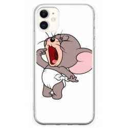 Husa personalizata tip carcasa HQPrint pentru Apple iPhone 12, model Tom and Jerry 3, multicolor, S1D1M0207