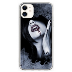 Husa personalizata tip carcasa HQPrint pentru Apple iPhone 12, model Vampire, multicolor, S1D1M0210
