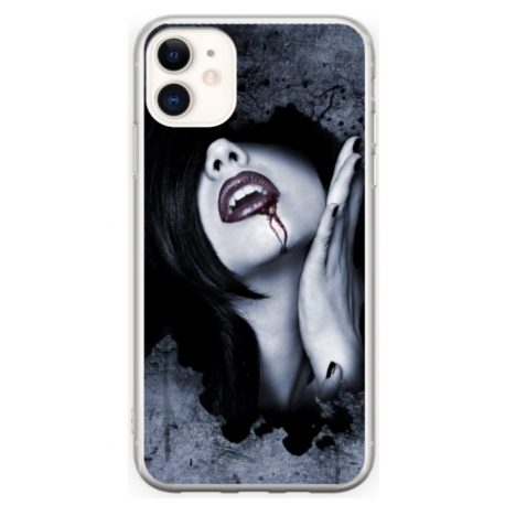 Husa personalizata tip carcasa HQPrint pentru Apple iPhone 12, model Vampire, multicolor, S1D1M0210
