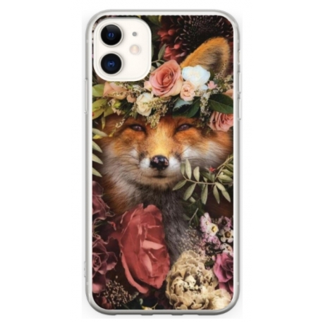 Husa personalizata tip carcasa HQPrint pentru Apple iPhone 12, model Fox, multicolor, S1D1M0213