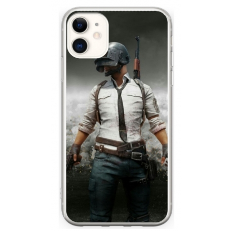 Husa personalizata tip carcasa HQPrint pentru Apple iPhone 12, model PUBG 1, multicolor, S1D1M0214