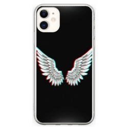 Husa personalizata tip carcasa HQPrint pentru Apple iPhone 12, model Angel, multicolor, S1D1M0219