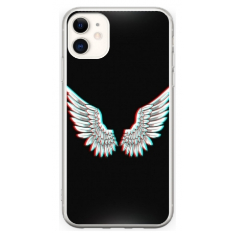Husa personalizata tip carcasa HQPrint pentru Apple iPhone 12, model Angel, multicolor, S1D1M0219