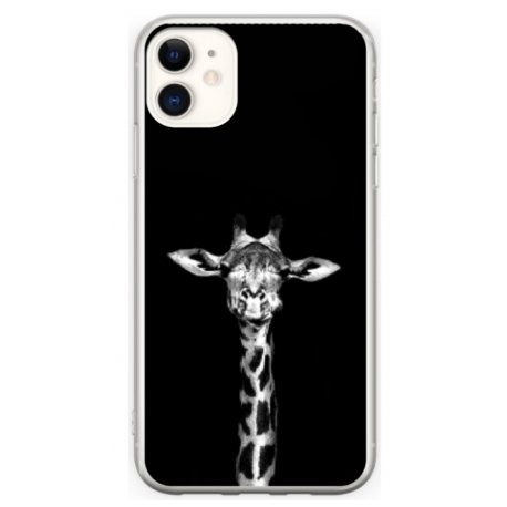 Husa personalizata tip carcasa HQPrint pentru Apple iPhone 12, model Giraffe 3, multicolor, S1D1M0222