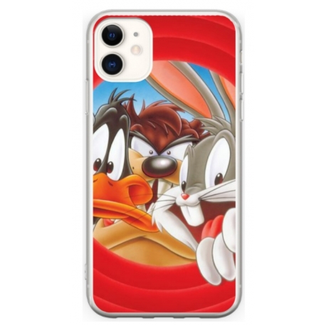 Husa personalizata tip carcasa HQPrint pentru Apple iPhone 12, model Looney Tunes 2, multicolor, S1D1M0227