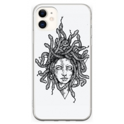 Husa personalizata tip carcasa HQPrint pentru Apple iPhone 12, model Medusa 2, multicolor, S1D1M0230