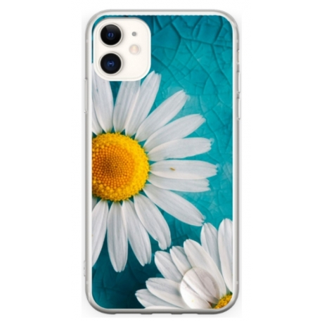 Husa personalizata tip carcasa HQPrint pentru Apple iPhone 12, model Petunia 1, multicolor, S1D1M0235