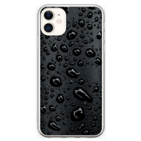 Husa personalizata tip carcasa HQPrint pentru Apple iPhone 12, model Rain, multicolor, S1D1M0244