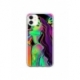 Husa personalizata tip carcasa HQPrint pentru Apple iPhone 12, model Colorful Girl, multicolor, S1D1M0249
