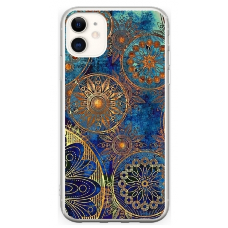 Husa personalizata tip carcasa HQPrint pentru Apple iPhone 12, model Mandela 3, multicolor, S1D1M0256